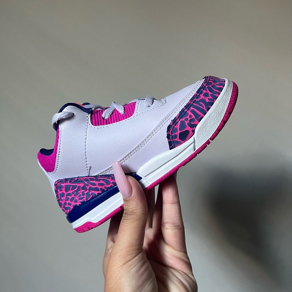 Air Jordan Retro 3s Barely Grape 🍇- Toddler 10c